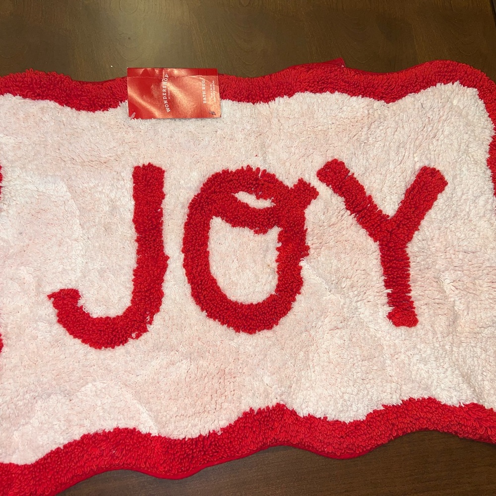 Wondershop Red and White 'JOY' Holiday Throw